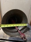Antique Solid Brass Ship Bell 10-11    Nautical Maritime Salvage W  Clapper