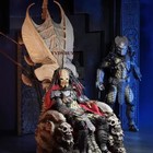 New Avp Red Cape Predator Anime Action Figure Model Statue Ornament Chinese Ver 