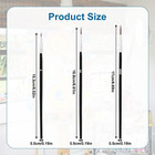 30pcs Detail Paint Brushes  Fine Tip Paint Brush With 3 Sizes  0 00 000 Mini 