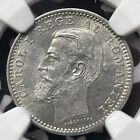 1900 Romania 50 Bani Ngc Ms64 Lot g9528 Silver  Choice Unc 