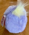 Vintage Puffkins Chickity Plush Stuffed Animal Small Round Purple Bird