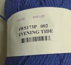 2 Skeins Brown Sheep Blue Superwash Wool Sport Yarn Knit Weave Usa Nwt