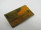 Vintage Paris France Pinback Brooch Souvenir Architectural City Street Scene Art