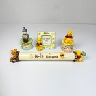 Disney Winnie The Pooh Keepsake Gift Set Frame Tooth Curl Birth Record Holder
