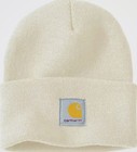 New -- Carhartt Knit Beanie  Youth Acrylic Watch Hat  Marshmallow