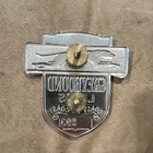 Greyhound Lines Coast To Coast Blue Silver Pin Badge Emblem  293