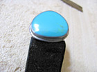 Native American Indian Turquoise Sterling Silver Ring  Navajo  Size 7   925 Nice