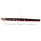 Vtg Nos Parker 180 Gt Fountain Pen Marble Burgundy Lacquer M Gp Nib Made In Uk
