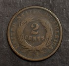1864 Two Cent Piece Good   Lot F 995