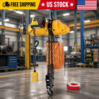 Heavy Duty Chain Hoist     1 Ton  2200 Lbs   110v 120v  10ft Lift  G100 D Electric
