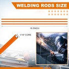 3 Pcs Sticks 56  Bag-7 Silver Alloy Brazing Rods 18  Flux Coated Silver Solder C