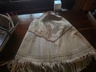 Vintage Mexican Artisanal Leather Poncho
