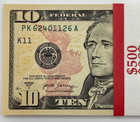 New Uncirculated Ten Dollar Bills  Series 2017a   10 Sequential  50 Notes