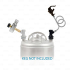 Ball Lock Corny Keg Portable Dispensing Kit Mini Co2 Regulator   Picnic Faucet