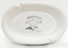 Vintage Rare Michelin Man Bibendum Tire Ashtray White Accessory Case Used Y1490
