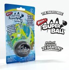 Wham-o Original Superball Black Whamo Zectron Rubber Hi-bounce Super Ball 