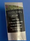 Silver Fern Etched Glass Window Film 24x36 Vinyl Static Cling Door Decor