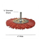 4  Nylon Flat Brush 1 4  Shank Coarse 3 Pack  Abrasive Drill Brush Wheel 