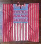 Vintage Handwoven Guatemalan Huipil Blouse  San Pedro Sacatepequez  1970s