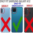 For Samsung Galaxy A12 Case Phone Cover Holster Heavy Duty   Tempered Glass