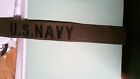 Military Patch Older Name Tape Od Green United States Navy Us Navy Very Hard Fin