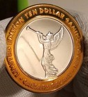Caesars Palace Limited Edition  10 Gaming Token Silver  999 Casino Las Vegas Bu