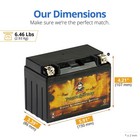 Ytx9-bs  High Performance - Maintenance Free - Sealed Agm Motorcycle Battery