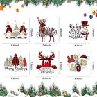 6 Sheets Christmas Heat Transfers Vinyl Christmas Iron On Transfers For T 
