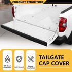 Tailgate Moulding Cap Protector For Toyota Tundra 2014-18 Spoiler 65717-0c080