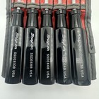Snap-on Tools Ssde100b Flat Screwdriver Set With Pouch 10pc Thin Blade-excellent