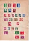Sa29d Norway 1900 s - 1950 s Section  Used Stamps Hinged On Paper