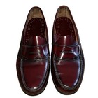Vintage Bass Weejuns Penny Loafers Cordovan Brown Made In The U s a  Size 10d