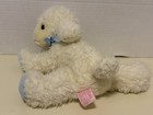 Russ Berrie Mutton   s White Lamb With Blue Feet Plush Stuffed Animal