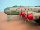 Vintage 1950 s U s  Air Force Friction Tin Toy Bomber Bk250 Yonezawa Japan