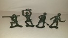 Lot Of 4 Tim-mee Toys Large 5  Plastic Army Men Soldiers  vintage 1960 s 