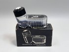 Vintage West German Montblanc Fountain Ink Pen Glass Bottle Inkwell W box