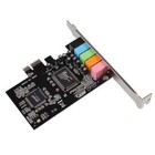 Pci Express Pci-e 5 1 Ch 6 Channel Pcie Audio Digital Sound Card Adapter New