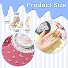 100pcs Acrylic Flower Beads Caps Flower End Caps Multi-petal Beads For Diy