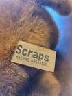 Russ Berrie Vintage Plush 10  Scraps Brown Puppy Dog Rare Stuffed Animal