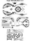 Restoration Decals Antique  Sewing Machine Singer 12k Feddle Base - Acanthus B