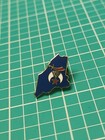 Vtg Freemason Masonic Shriner Maine State Shape Gold Tone Lapel Pin
