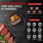Temppro Tp901 Wireless Bluetooth Meat Thermometer 450ft App Bbq Grill Smoker