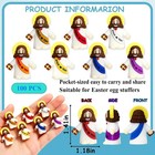 100 Pack Little Jesus Figures Loves You  Tiny Mini Jesus Figurines In Bulk