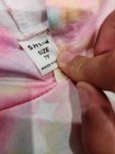 Shein Girls Size 7y Pink Multicolor Tie Dye Pullover Hoodie Graphic Long Sleeve