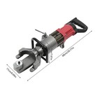 1150w Electric Rebar Bender 4-25mm Portable Hydraulic Rebar Bending For  2 To  8