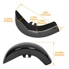 Vivid Black Front Fender For Harley Street Glide 2014-2024 Road Glide 2015-2024