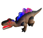 Led Walking Dinosaur Toy Brown Walks Roars Lights Up Tested Works