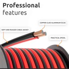 Ecence 14 Gauge Awg Speaker Wire Cable 100ft Redblack For Car  Home  Hifi  Rv   