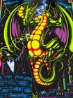 Blacklight Flocked Wizard Poster Josh Freydkis  57 100 Signed
