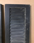 Vtg Pair Tall   Narrow 12x73 House Window Wood Louvered Shutters Old 836-26b